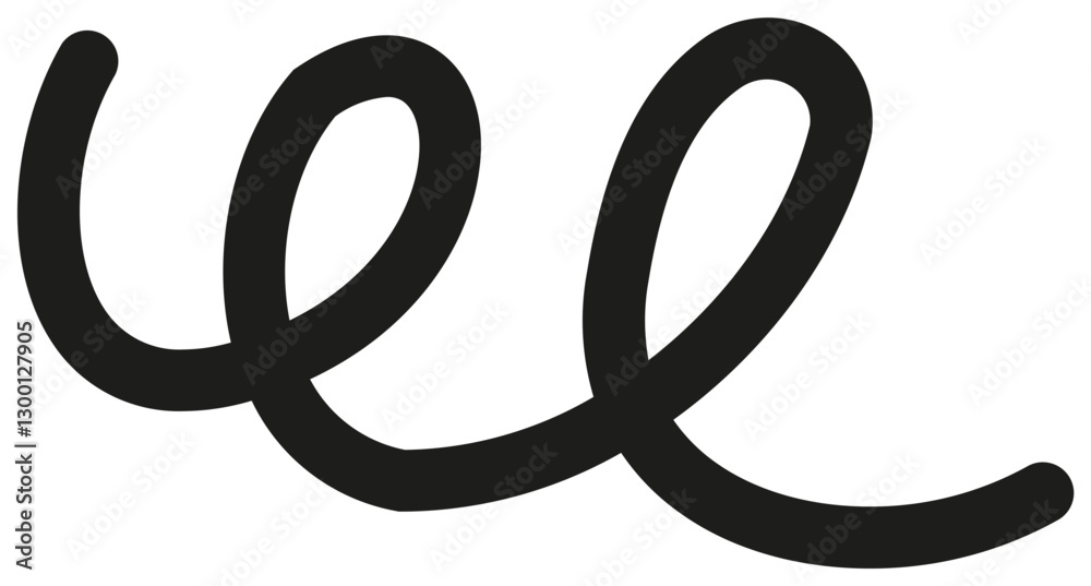 black line, squiggly line black line, squiggly line