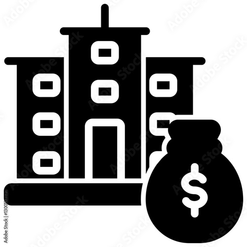 Investment Glyph Icon