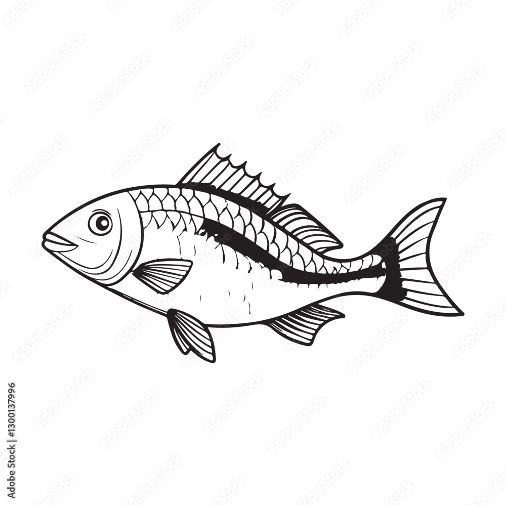 Fototapeta premium Fish Vector 