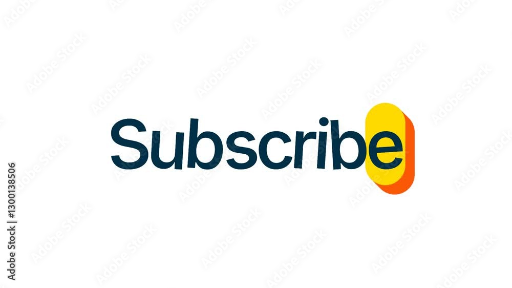 Subscribe Text Animation: Bold, Engaging, and Eye-Catching Motion Typography Subscribe Text Animation: Bold, Engaging, and Eye-Catching Motion Typography
