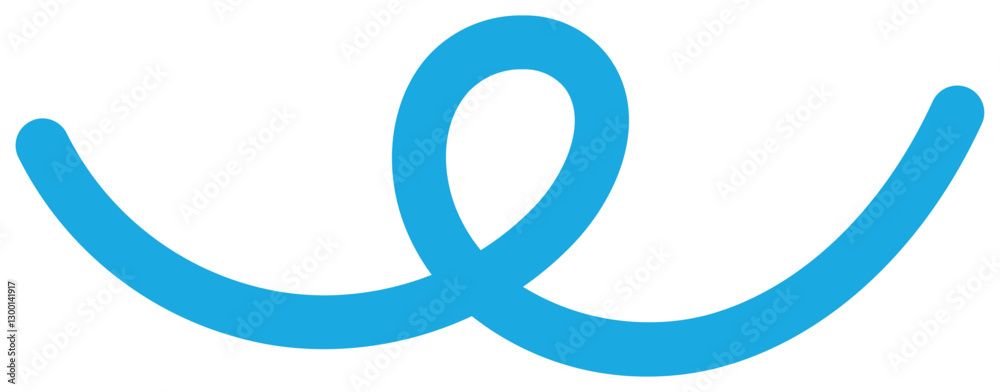 geschwungene blaue Linien