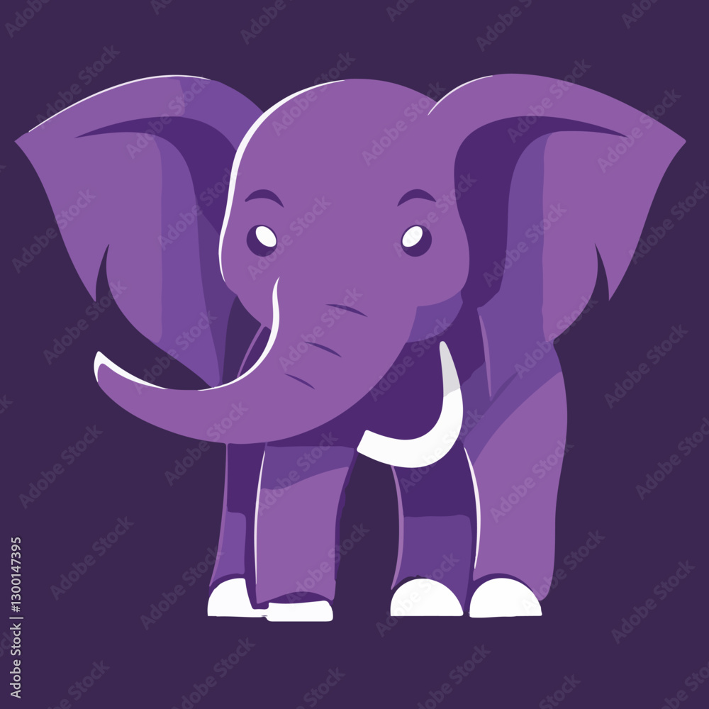 Naklejka premium funny elephant cartoon