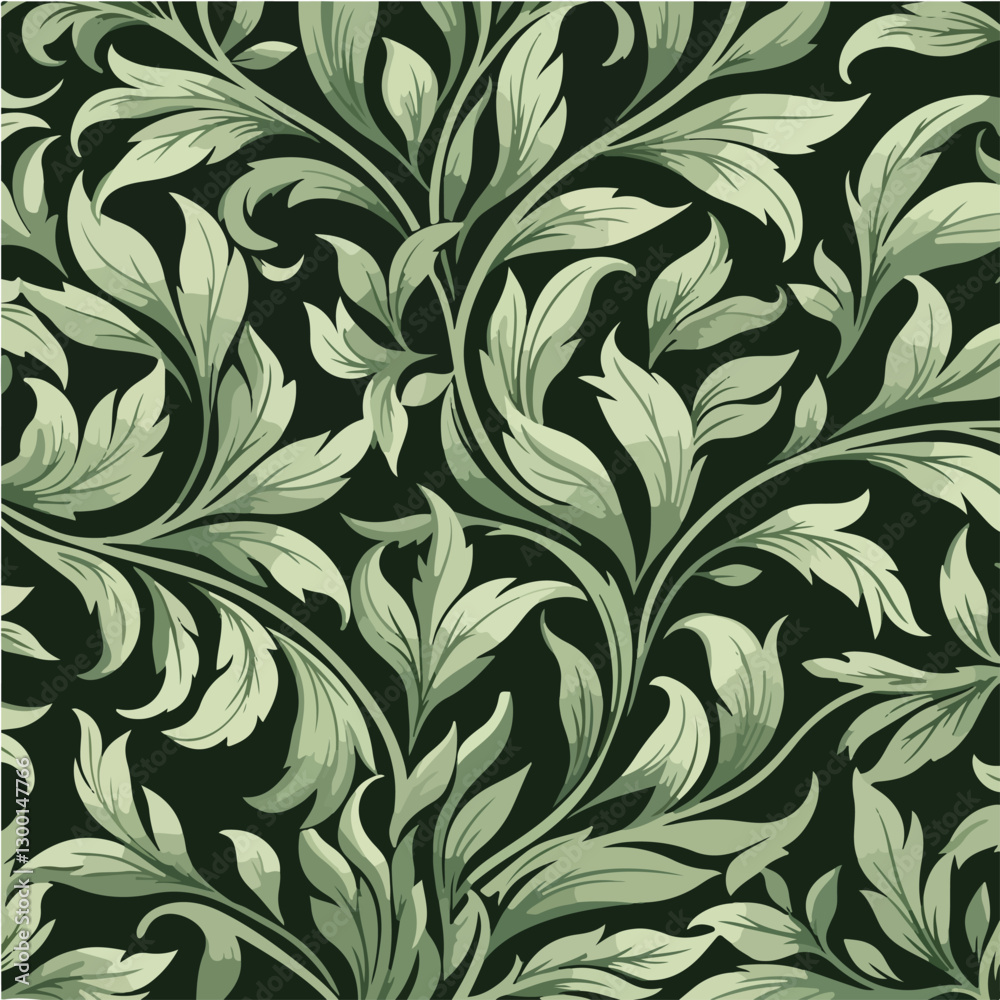Lush Green Foliage Vector Design for Backgrounds and Graphics. Lush Green Foliage Vector Design for Backgrounds and Graphics.