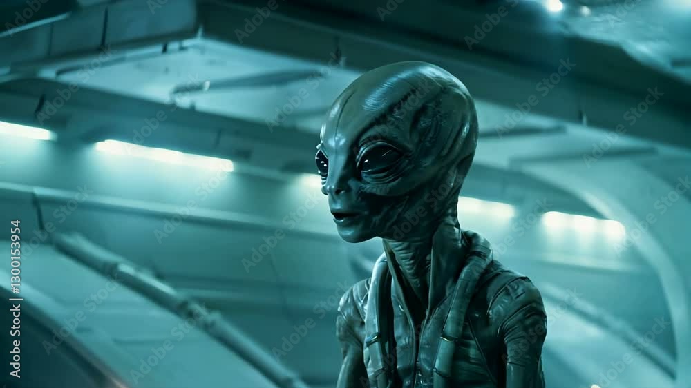 An Intriguing and Surreal Alien Encounter Set in a Stunningly Futuristic and Otherworldly Environment An Intriguing and Surreal Alien Encounter Set in a Stunningly Futuristic and Otherworldly Environment