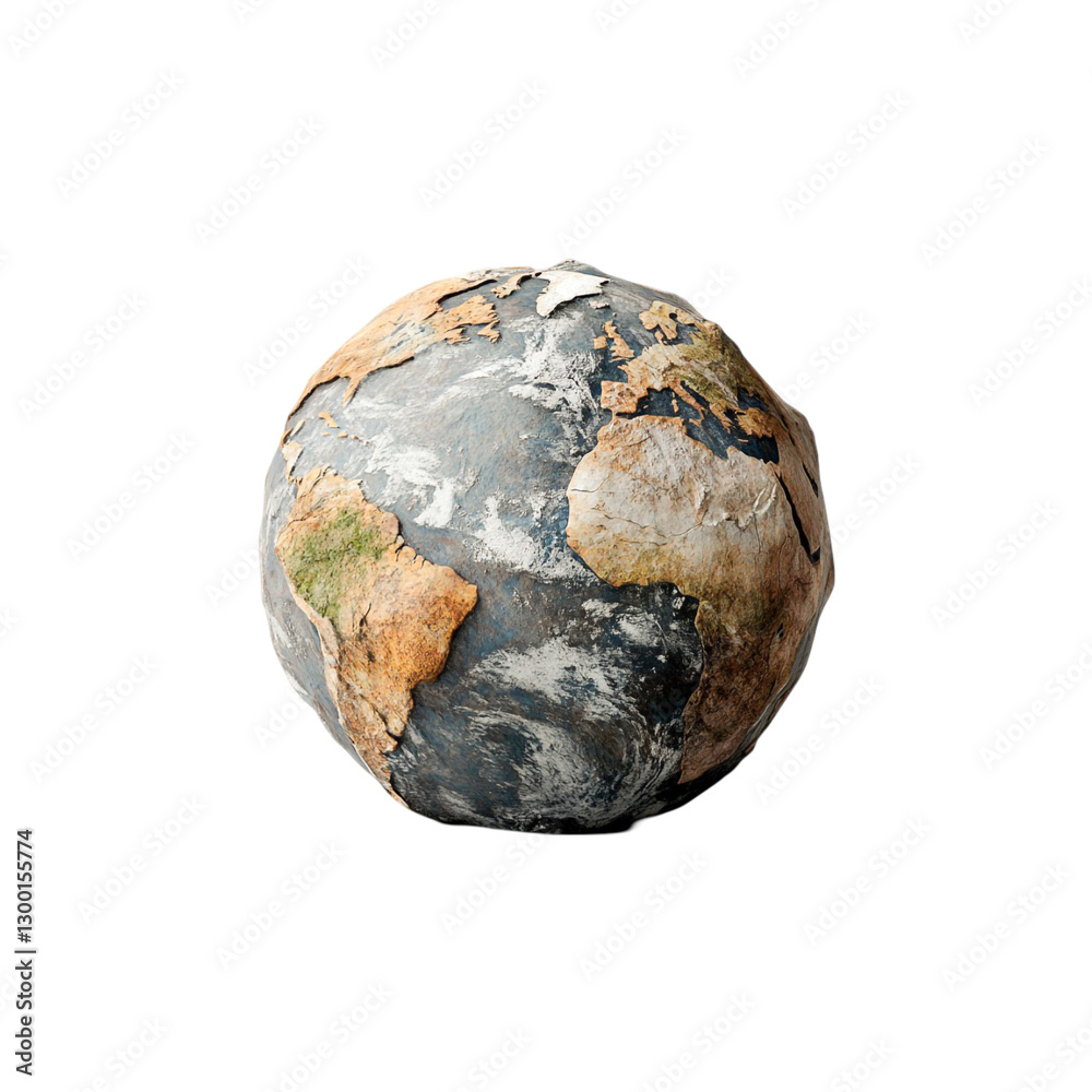A Dying Planet Earth Depicted Sadly Showing Climate Change Effects A Dying Planet Earth Depicted Sadly Showing Climate Change Effects