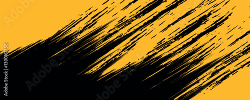 black and yellow abstract dirty grunge background
