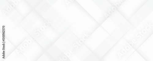 Minimal geometric white light background abstract design. vector illustration