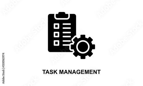 Task Management Isolated Vector Illustration