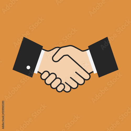 handshake vector illustration