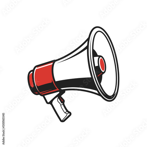 flat illustration of megaphone icon