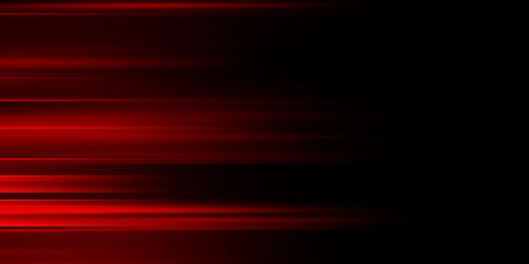  Striking red light streak on a deep dark background vividly symbolizes the concept of fast movement and digital speed, showcasing innovation in contemporary technology design