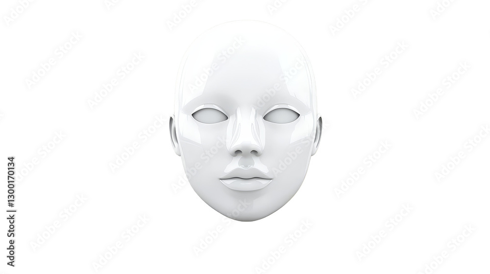 Minimalist white face on green backdrop, a captivating visual contrast green Minimalist white face on green backdrop, a captivating visual contrast green