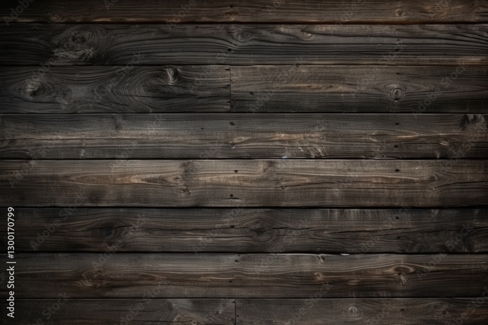 Naklejka premium Close-up dark wood wall with natural pattern, for backgrounds, textures, constructions, design