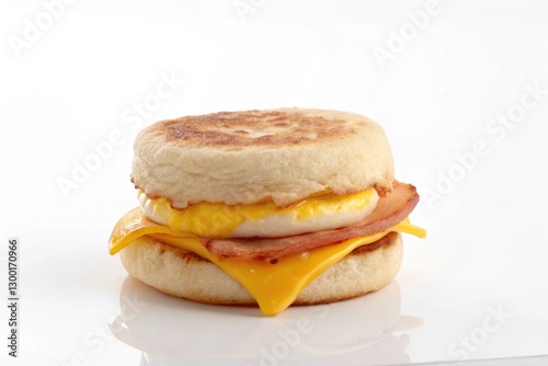  Egg McMuffin Breakfast with white background