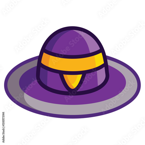 colorful hat vector image on white background 