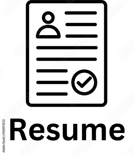 resume icon