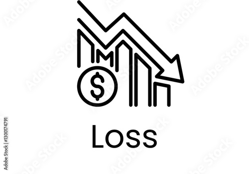loss , downfall icons