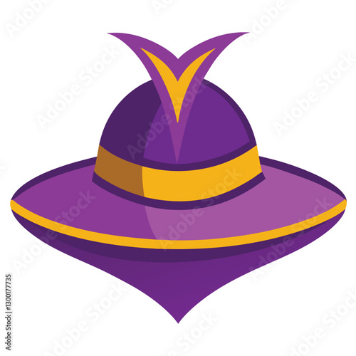 colorful hat vector image on white background 