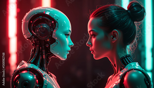 Face-Off Between Human and AI Humanoid Representing the Future of Artificial Intelligence