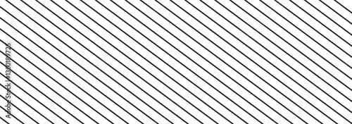 Diagonal lines on white background. Rows of slanted black lines. Stripes grid.
