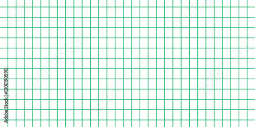 Graph paper. Printable squared grid paper with color horizontal lines. Geometric background for school, textures, notebook, diary. Realistic lined paper blank