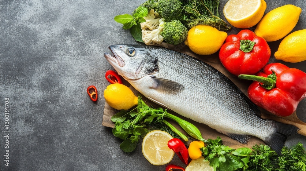 Awaiting you is a gourmet feast with exquisite sea bass and shrimp Awaiting you is a gourmet feast with exquisite sea bass and shrimp