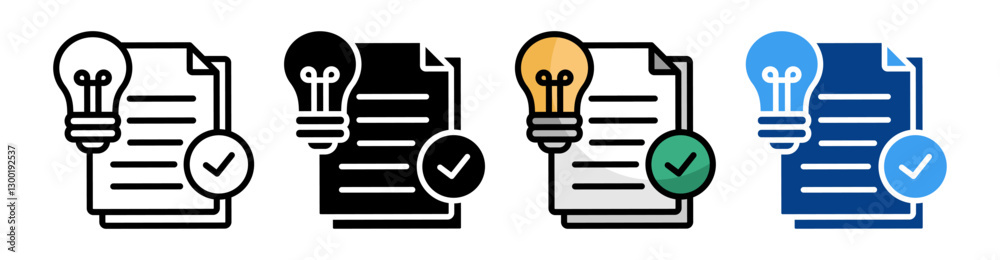 Conclusion Icon Set Multiple Style Collection Conclusion Icon Set Multiple Style Collection