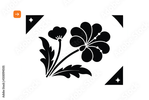 playing cards with flowers