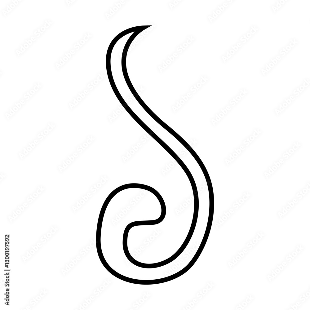 Fototapeta premium Decorative icon vector. Ornaments elements illustration sign. Decorative elements symbol or logo.