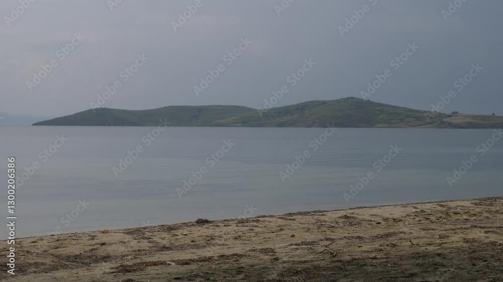 scenry of a beach calm weather relaxing sea scenery erdek narlikoy turkey scenry of a beach calm weather relaxing sea scenery erdek narlikoy turkey