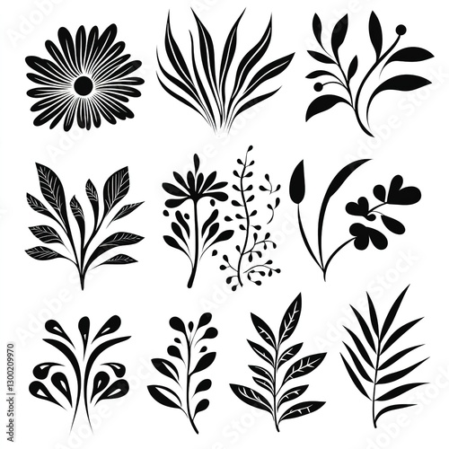 Variety of Stencils Isolated on White Background, Perfect for Crafting, Art Projects, and Home Décor