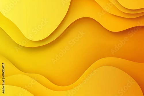 Abstract yellow waves background design