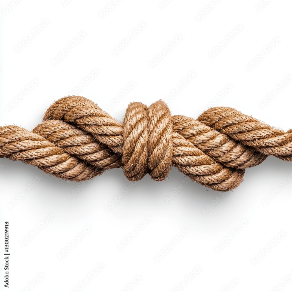 Strong durable rope coiled neatly on a wooden surface ready for outdoor activities and various practical applications Strong durable rope coiled neatly on a wooden surface ready for outdoor activities and various practical applications