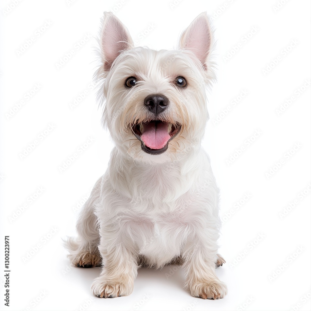A beautiful dog showcasing its unique features and charismatic personality while posing against a simple background A beautiful dog showcasing its unique features and charismatic personality while posing against a simple background