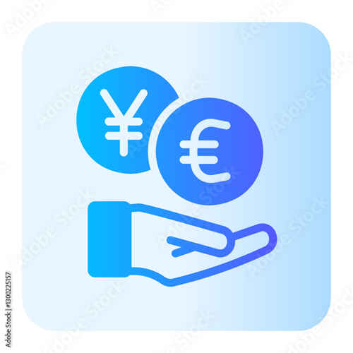 currency gradient icon