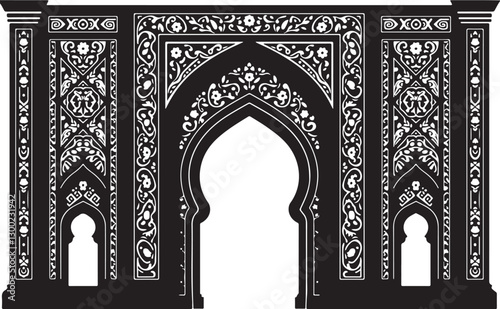 Islamic Gate Laser Cut Designs