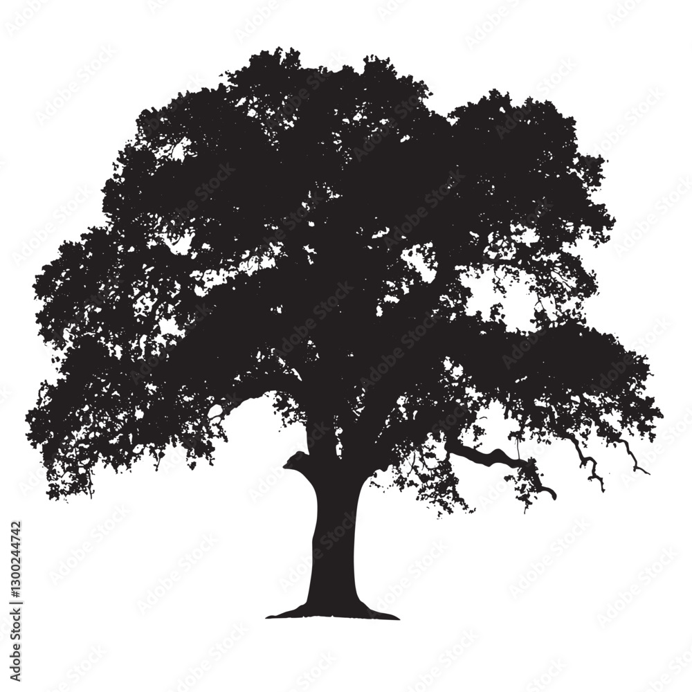 Fototapeta premium vector tree silhouette