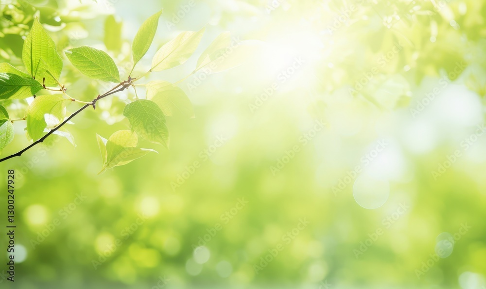 Sunlight through leafy branches in a forest used for website backgrounds and nature visuals Sunlight through leafy branches in a forest used for website backgrounds and nature visuals