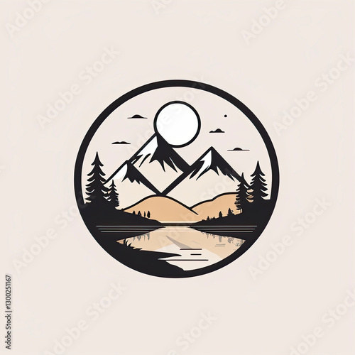 illustration landscape logo