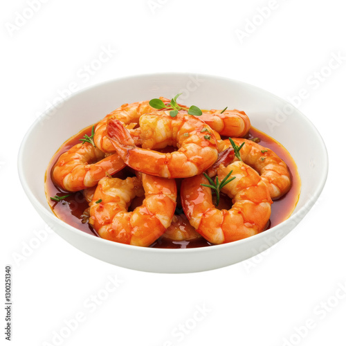 shrimps on a plate