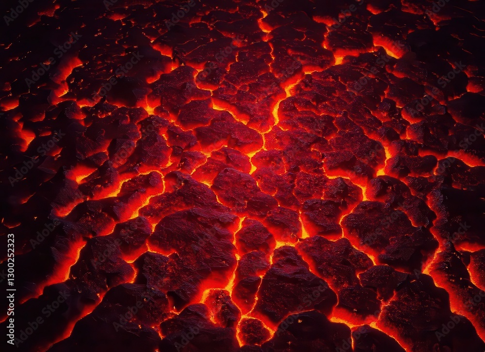 Lava Flow Texture Background Lava Flow Texture Background