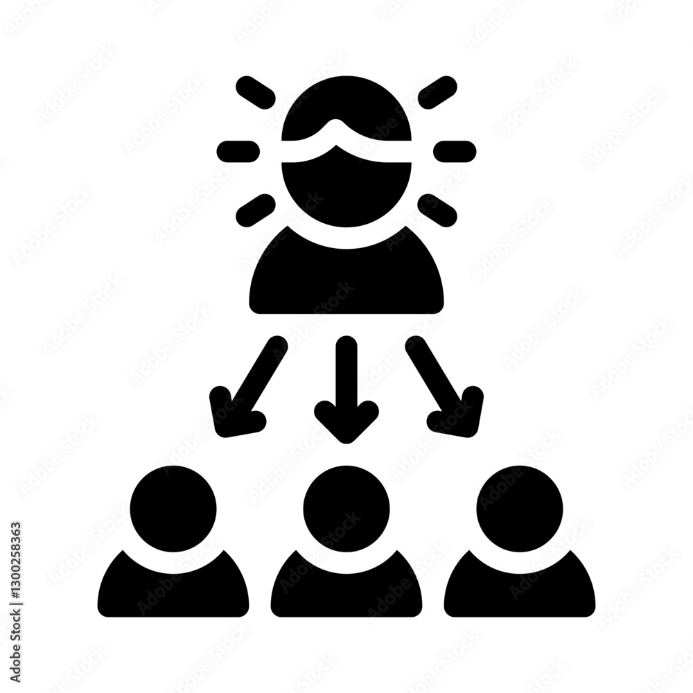 team building glyph icon team building glyph icon
