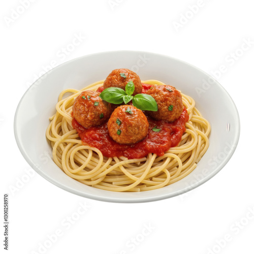 spaghetti with meatballs