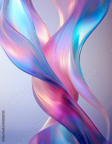 Vibrant Abstract with Glowing Colors