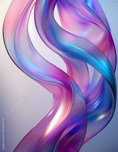 Vibrant Abstract with Glowing Colors
