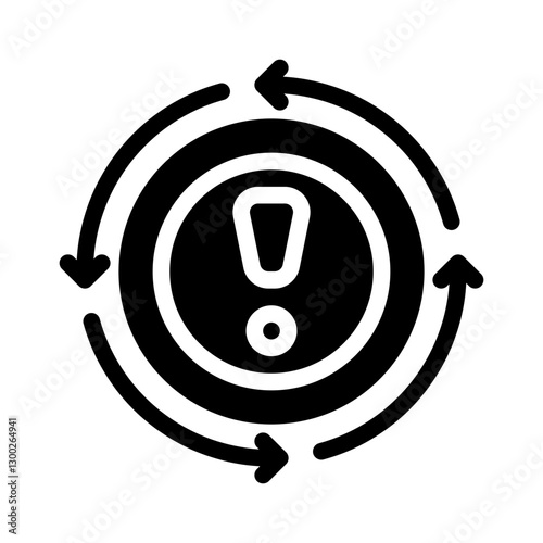 exclamation glyph icon