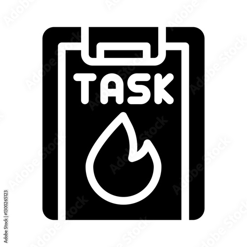 urgent glyph icon