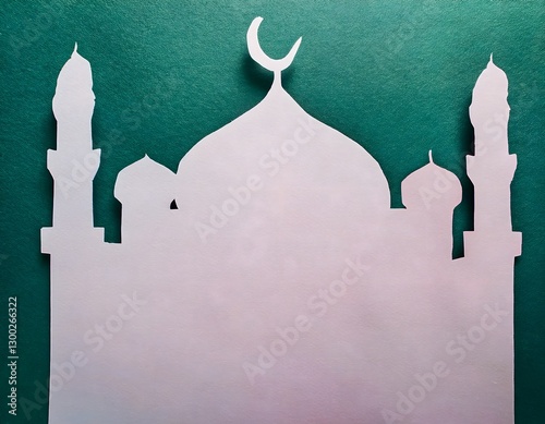 Beautifully Colored Mosque with Stunning Architecture