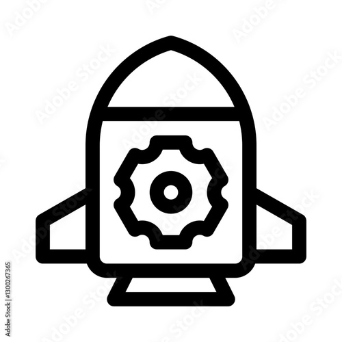 task automation line icon