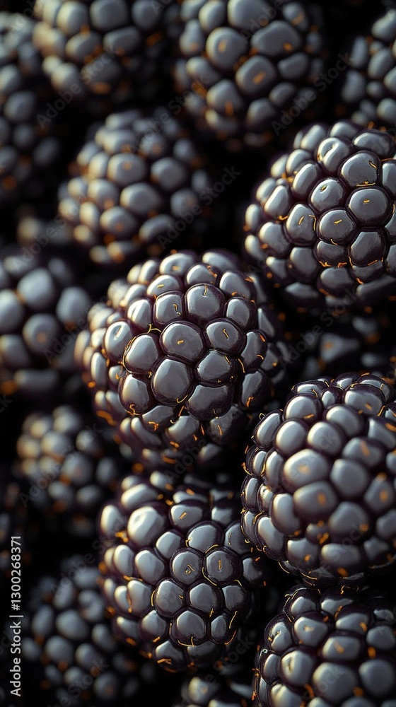 Close Up Of Blackberries Close Up Of Blackberries